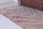 Vintage handmade moroccan berber hallway rug 5.5 FT X 13.2 FT