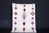 Moroccan handmade berber azilal rug  4.8 FT X 6.7 FT