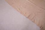 Runner moroccan handmade beige rug , 3.8 FT X 10.6 FT