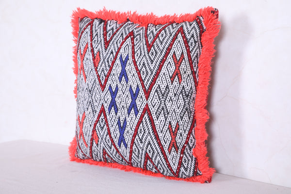 Moroccan handmade kilim pillow 16.9 INCHES X 17.7 INCHES