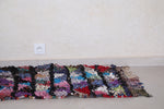 Moroccan boucherouite hallway rug 2.1 FT X 3.7 FT