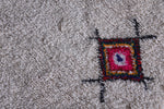 Moroccan handmade berber azilal rug  4.8 FT X 6.7 FT