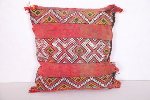 Striped moroccan pillow 16.1 INCHES X 18.1 INCHES