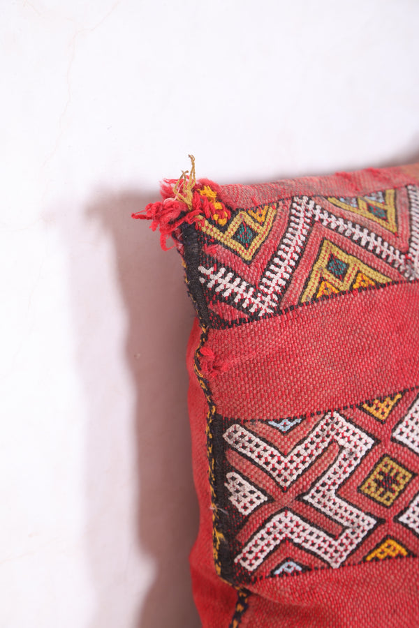 Striped moroccan pillow 16.1 INCHES X 18.1 INCHES