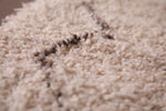 Berber moroccan Beni ourain carpet 2.1 FT X 3.8 FT