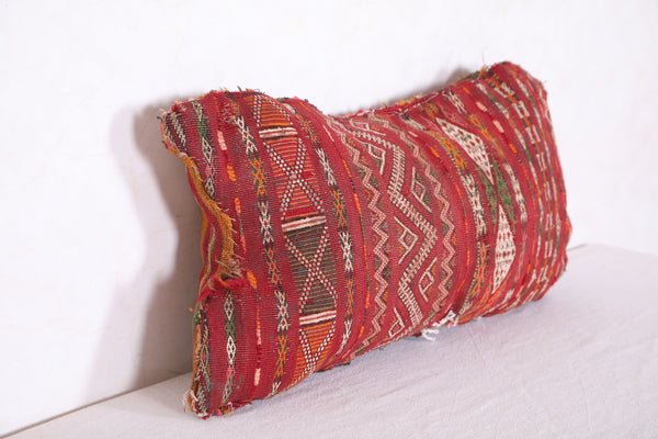 Striped moroccan pillow 12.9 INCHES X 23.6 INCHES