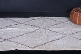 Vintage handmade moroccan berber rug 4.9 FT X 8.3 FT