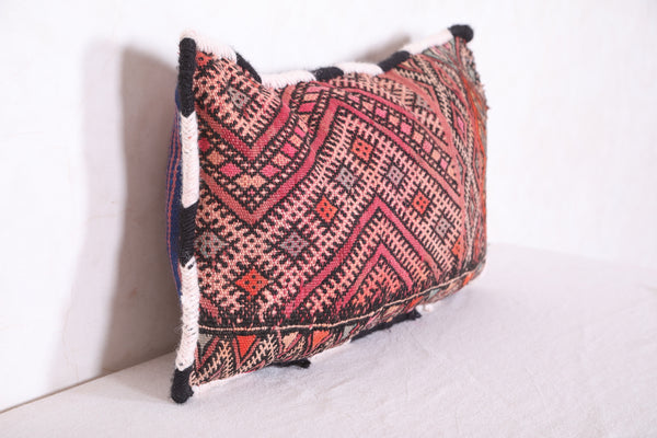 Striped moroccan pillow 13.7 INCHES X 22.4 INCHES