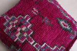 Moroccan Kilim azilal handmade berber rug Pouf