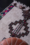 colorful Azilal wool moroccan rug 3.9 FT X 6.1 FT
