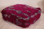 Moroccan Kilim azilal handmade berber rug Pouf