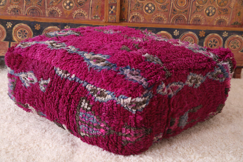 Moroccan Kilim azilal handmade berber rug Pouf