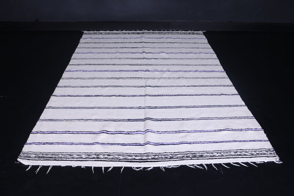 Flatwoven berber moroccan rug - 5.9 FT X 9.1 FT