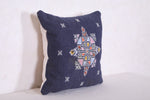 Vintage moroccan pillow  13.3 INCHES X 13.3 INCHES