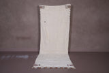 Vintage moroccan handwoven kilim  3.7 FT X 10.4 FT