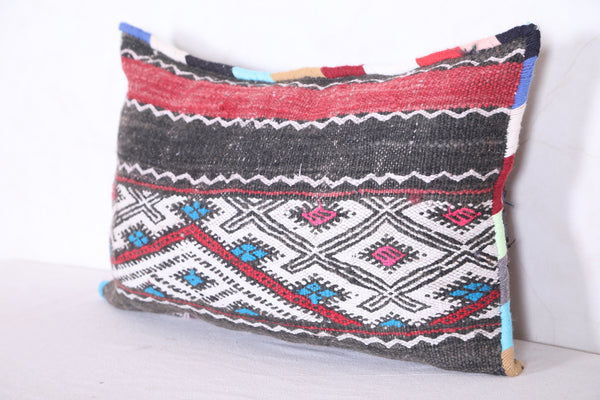 Moroccan handmade kilim pillow 12.9 INCHES X 20.8 INCHES