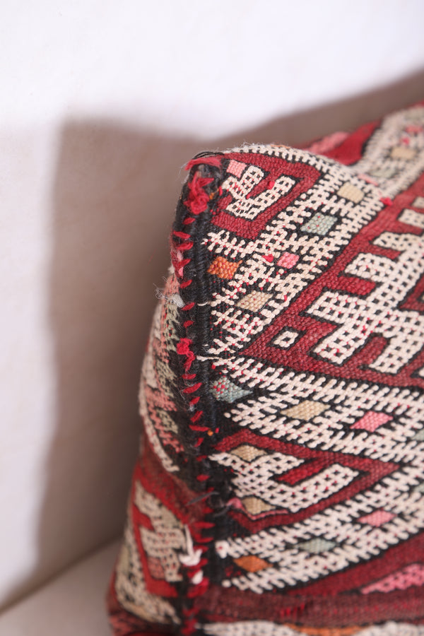 Striped moroccan pillow 13.3 INCHES X 36.6 INCHES