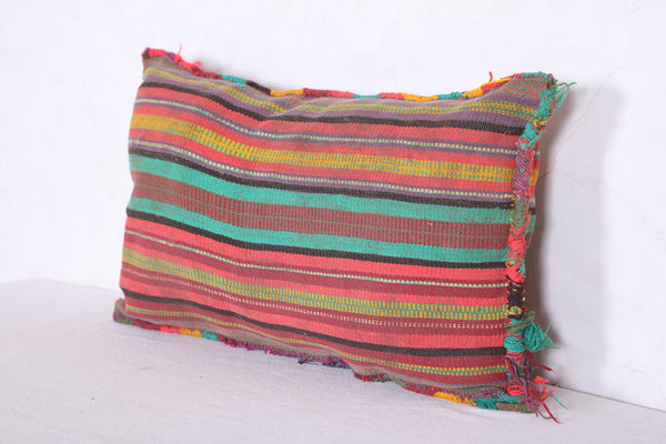 Moroccan handmade kilim pillow 12.5 INCHES X 20.8 INCHES