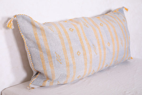 Vintage Moroccan pillow 19.6 INCHES X 37 INCHES