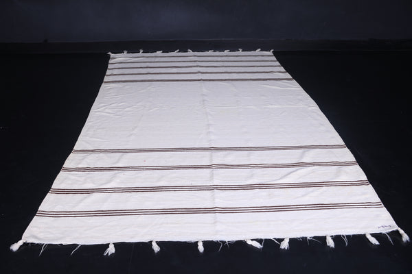 Handwoven berber Moroccan rug - 6.4 FT X 10.4 FT
