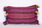 Vintage kilim moroccan pillow 14.5 INCHES X 20.4 INCHES
