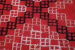 Vintage Hallway Moroccan rug 3.6 FT X 11.5 FT