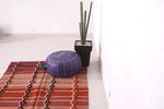 Handmade berber Moroccan kilim rug 4.2 FT X 8.3 FT
