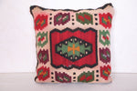 Vintage moroccan pillow 15.7 INCHES X 15.7 INCHES