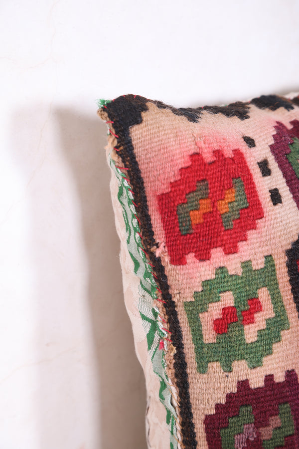Vintage moroccan pillow 15.7 INCHES X 15.7 INCHES