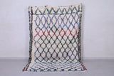 Vintage colourful handmade moroccan berber rug  5.4 FT X 8.6 FT