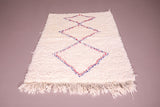 Berber Beni ourain moroccan rug 2.9 FT X 4.3 FT