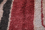 Vintage colorful contemporary berber rug 4.6 FT X 8.1 FT
