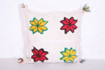Moroccan handmade kilim pillow 16.5 INCHES X 16.5 INCHES