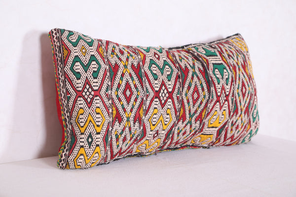 Vintage moroccan pillow 14.5 INCHES X 29.9 INCHES