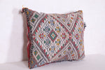 Vintage kilim moroccan pillow 17.3 INCHES X 22 INCHES