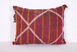 Vintage kilim moroccan pillow 17.3 INCHES X 22 INCHES