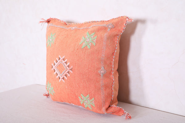 Vintage moroccan pillow 17.3 INCHES X 18.1 INCHES