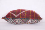 Vintage kilim moroccan pillow 17.3 INCHES X 22 INCHES
