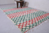 Vintage moroccan handmade berber rug 5.7 FT X 8.5 FT