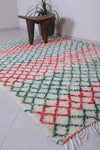 Vintage moroccan handmade berber rug 5.7 FT X 8.5 FT