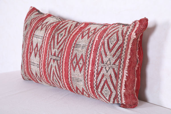 Moroccan handmade kilim pillow 16.1 INCHES X 29.1 INCHES