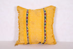 Vintage kilim moroccan pillow 16.1 INCHES X 17.3 INCHES