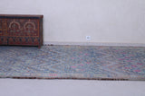 Vintage handmade moroccan berber hallway rug 5.9 FT X 14 FT