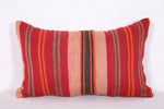 Vintage kilim moroccan pillow 13.7 INCHES X 22.4 INCHES