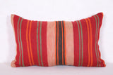 Vintage kilim moroccan pillow 13.7 INCHES X 22.4 INCHES