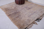 Vintage handmade moroccan berber rug 5.3 FT X 6.2 FT