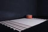 Flatwoven berber moroccan carpet - 6.2 FT X 9.4 FT