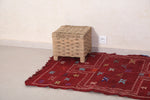 Amazing Handwoven berber azilal carpet 3.3 FT X 4.9 FT