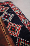 Berber Hallway boucherouite carpet 3.5 FT X 8.7 FT