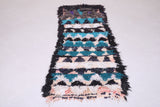 Colorful Handmade Runner Rug 2.1 FT X 6.4 FT